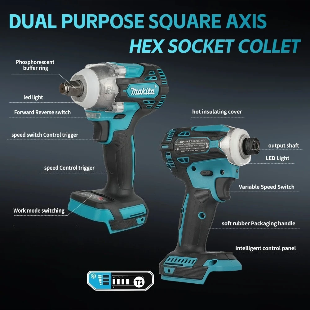 Makita DTW300 Brushless Rechar - Makita Drill Dtw300 recension och pris